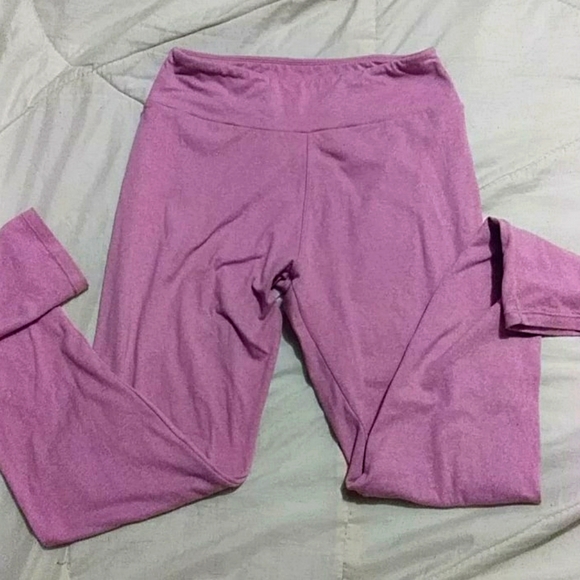 LuLaRoe Pants - LuLaRoe Leggings One Size Pink Color